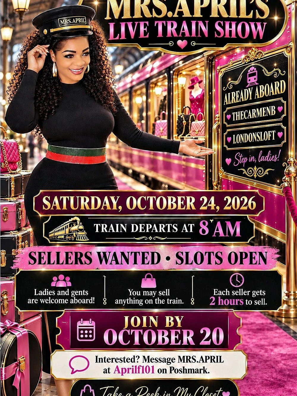 WELCOME TO MRS.APRIL TRAIN SHOW!